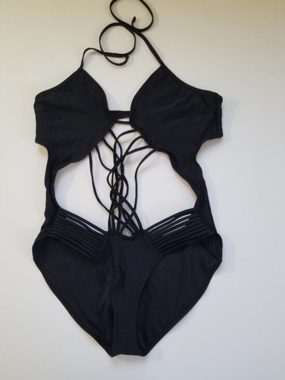 Fabletics One Piece Swimsuit Black Size L